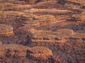 Closeup of rock patterns forming a Mars like landscape Danakil Depression hottest place on earth Ethiopia