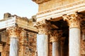 Closeup of Roman Theatre at Merida Royalty Free Stock Photo