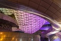 Closeup of the roof at the Busan Cinema Center in Busan