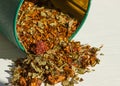 Closeup of rooibos tea Royalty Free Stock Photo