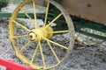 Yellow wagon wheel 2801