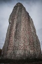 Closeup of Rune stone Royalty Free Stock Photo