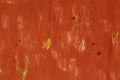 Closeup of a rusty brown iron surface