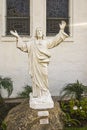 Closeup, Sacred Hearth of Jesus at Our Lady of Sorrows church, Santa Barbara, CA, USA