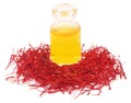 Closeup of Saffron used as food additive Royalty Free Stock Photo