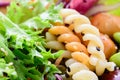 Closeup salad, food for healthy