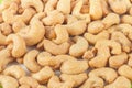 Closeup of salted cashews nuts Royalty Free Stock Photo