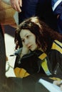 Closeup actress Sara Gilbert Roseanne 1996