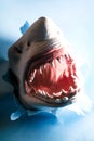 Closeup Scary Toy Shark
