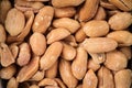 Closeup on peanuts background texture Royalty Free Stock Photo