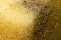 Closeup scene of dirty yellow sponge in kitchen