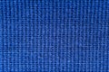 Closeup of seamless blue knitted fabric texture Royalty Free Stock Photo