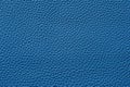 Closeup of seamless blue leather texture Royalty Free Stock Photo