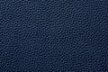 Closeup of seamless blue leather texture Royalty Free Stock Photo