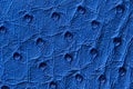 Abstract background of seamless blue leather texture Royalty Free Stock Photo
