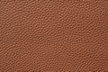 Closeup of seamless brown leather texture
