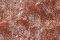 Closeup seamless pattern of aged brown copper with scratches as natural background Royalty Free Stock Photo