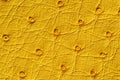 Abstract background of seamless yellow leather texture Royalty Free Stock Photo