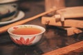 Closeup set of China tea Royalty Free Stock Photo