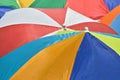 Several colorful parasols