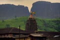 Closeup of shikha jyotirling Trimbakeshwar Shiva Temple