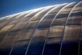 Closeup of the shiny dome of the Mormon Tabernacle