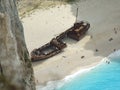 Closeup ship on Shipwreck beach Royalty Free Stock Photo