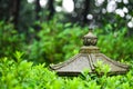 Closeup shot of an ancient object in the park