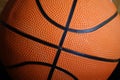 Closeup shot of basketball ball Royalty Free Stock Photo