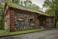 Closeup shot of a beautiful abandoned house in the countryside Royalty Free Stock Photo