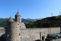 Closeup shot of the beautiful Tatev Monastery in Syunik Province, Armenia. Church in the nature