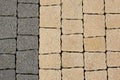 Closeup shot of a cobblestone pathway