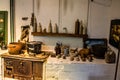 Closeup shot of Colonial era kitchen in Chascomus