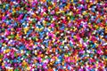 Closeup shot of colorful beads Royalty Free Stock Photo