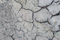 Closeup shot of a cracked concrete surface Royalty Free Stock Photo