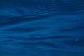 Closeup shot of deep blue water surface Royalty Free Stock Photo