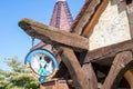 Closeup shot of Disneyland Paris Three Fairies Candy Shop