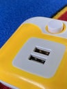 closeup shot of an electronic charger