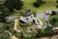 Closeup shot of a fish-shaped house in the Miniatur Wunderland Museum in Hamburg, Germany