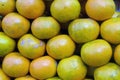 Closeup shot of fresh oranges in a market place Royalty Free Stock Photo