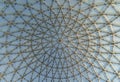 Closeup shot of the glass dome of Sheikh Khalifa Bin Zayed Mosque in Abu Dhabi