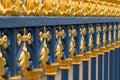 Golden royal fence detail