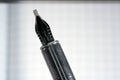 Closeup shot of ink cartridges pen on a white background Royalty Free Stock Photo