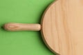 Closeup shot of a kitchen board for cutting sausage and meat Royalty Free Stock Photo