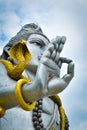 Closeup shot of lord Shiva statue in Murudeshwara,Karnataka,India