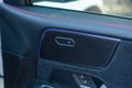 Closeup shot of a modern car interior control button details