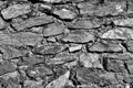 Closeup shot of an old stone wall - background texture Royalty Free Stock Photo