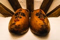 Closeup shot of a pair of traditional shoes