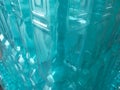 Closeup shot of polyethylene terephthalate, PET