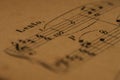 A lento tempo mark in a classical print piano score Royalty Free Stock Photo